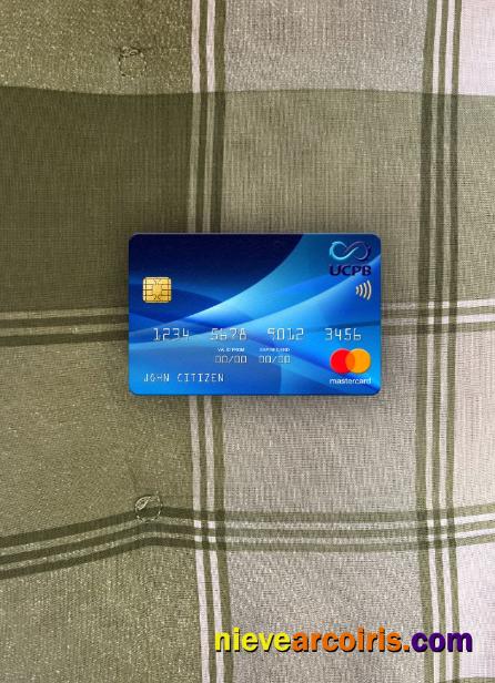 Philippines The United Coconut Planters Bank (UCPB) mastercard photolook